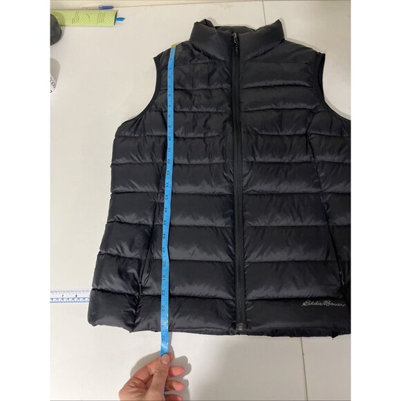 Eddie Bauer EB650 Goosedown Quilted Puffer Vest Womens Size Large - Picture 10 of 11